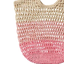 Clearance Vega Knitted Bag Pink Lemonade Barn Accessoarer