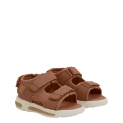 Outlet Velcro Blinkande Sandaler Mocha Mousse Barn Sandaler