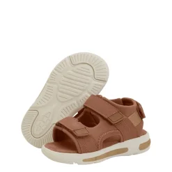 Outlet Velcro Blinkande Sandaler Mocha Mousse Barn Sandaler