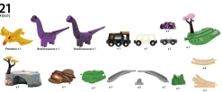 Best Äventyrsset Med Dinosaurier Multicolor Bilar & Fordon