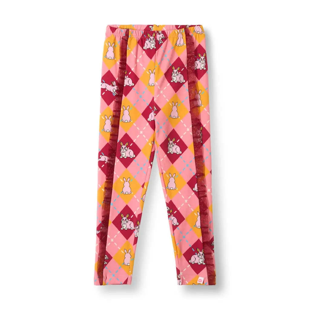 Sale Vilberie Leggings Med Kaniner Rosa Galah Barn Byxor & Shorts