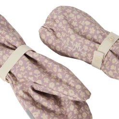 Online Vilnius Fodrade Regnvantar Purple Mauve Flower Barn Accessoarer