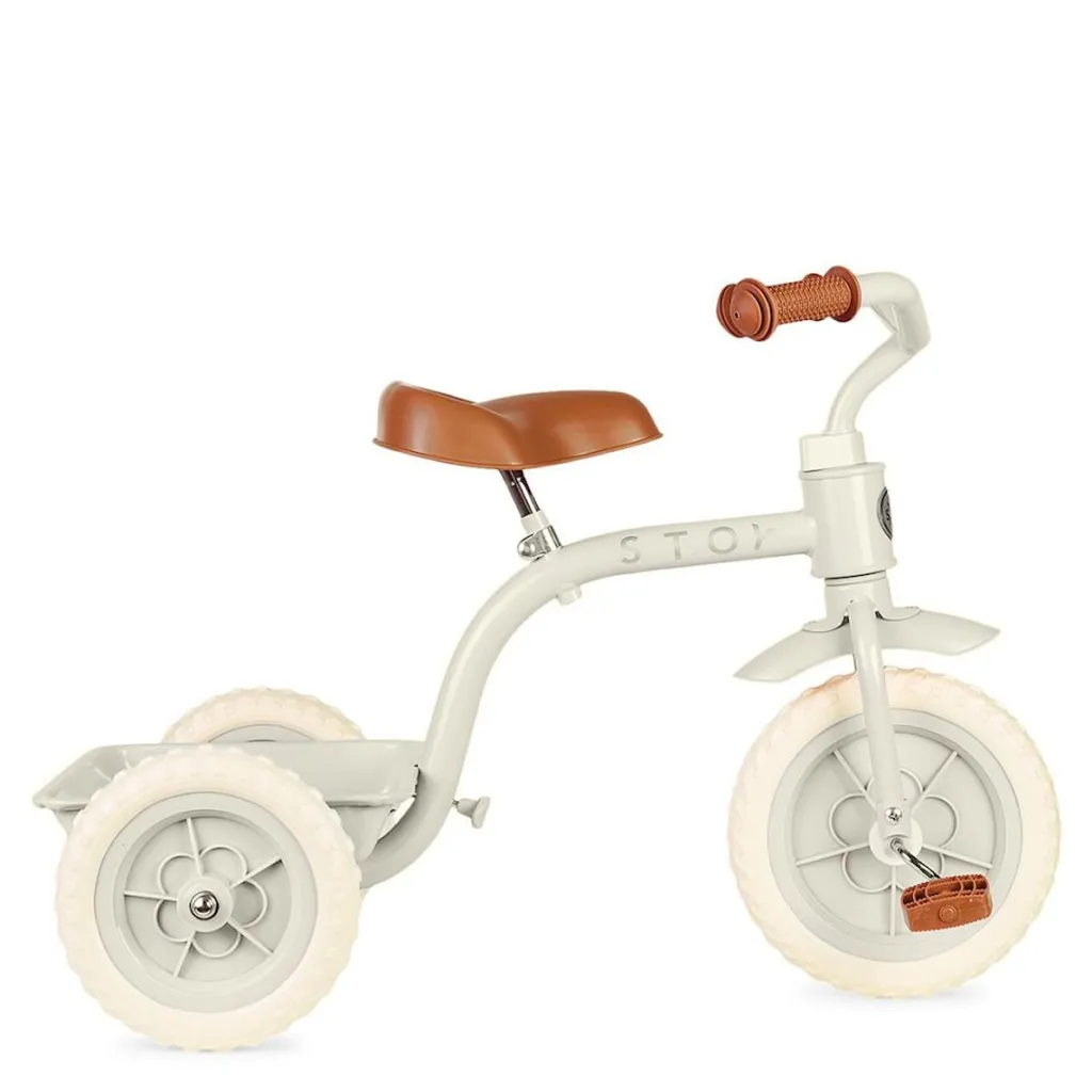 Clearance Vintage Trehjuling Beige Barn Trehjulingar