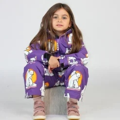 New Vinterjacka Polar Bears Purple Heart Jackor & Kappor