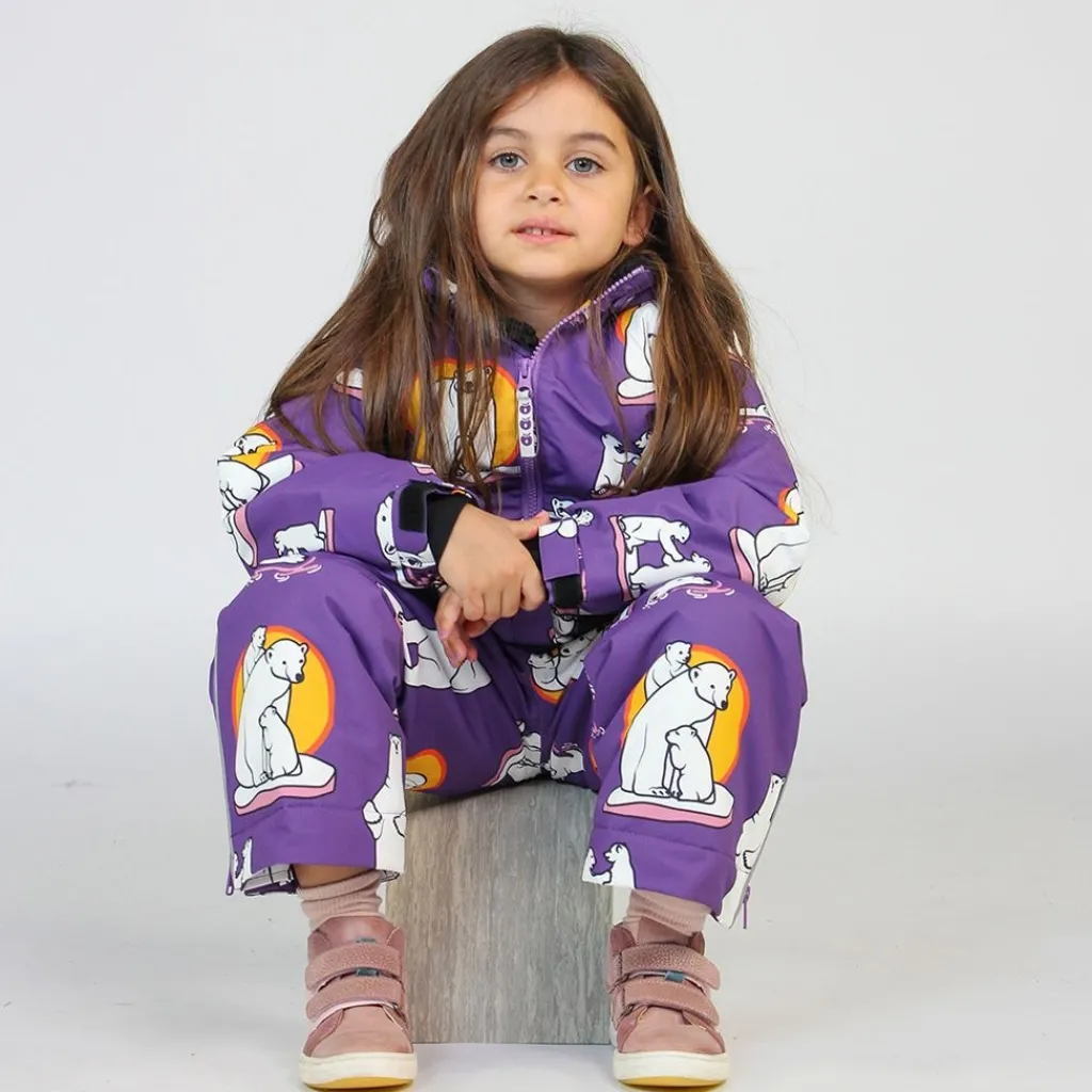 New Vinterjacka Polar Bears Purple Heart Jackor & Kappor