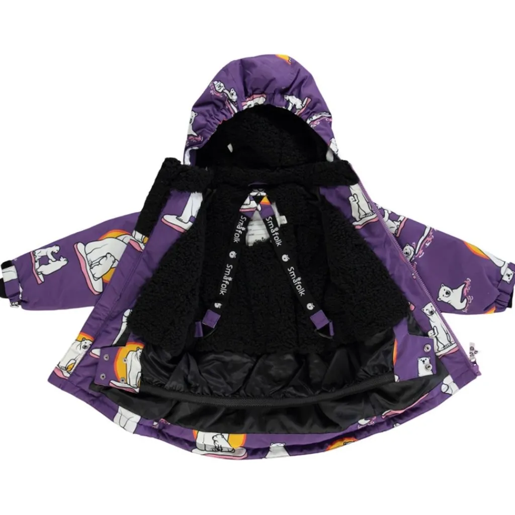 New Vinterjacka Polar Bears Purple Heart Jackor & Kappor