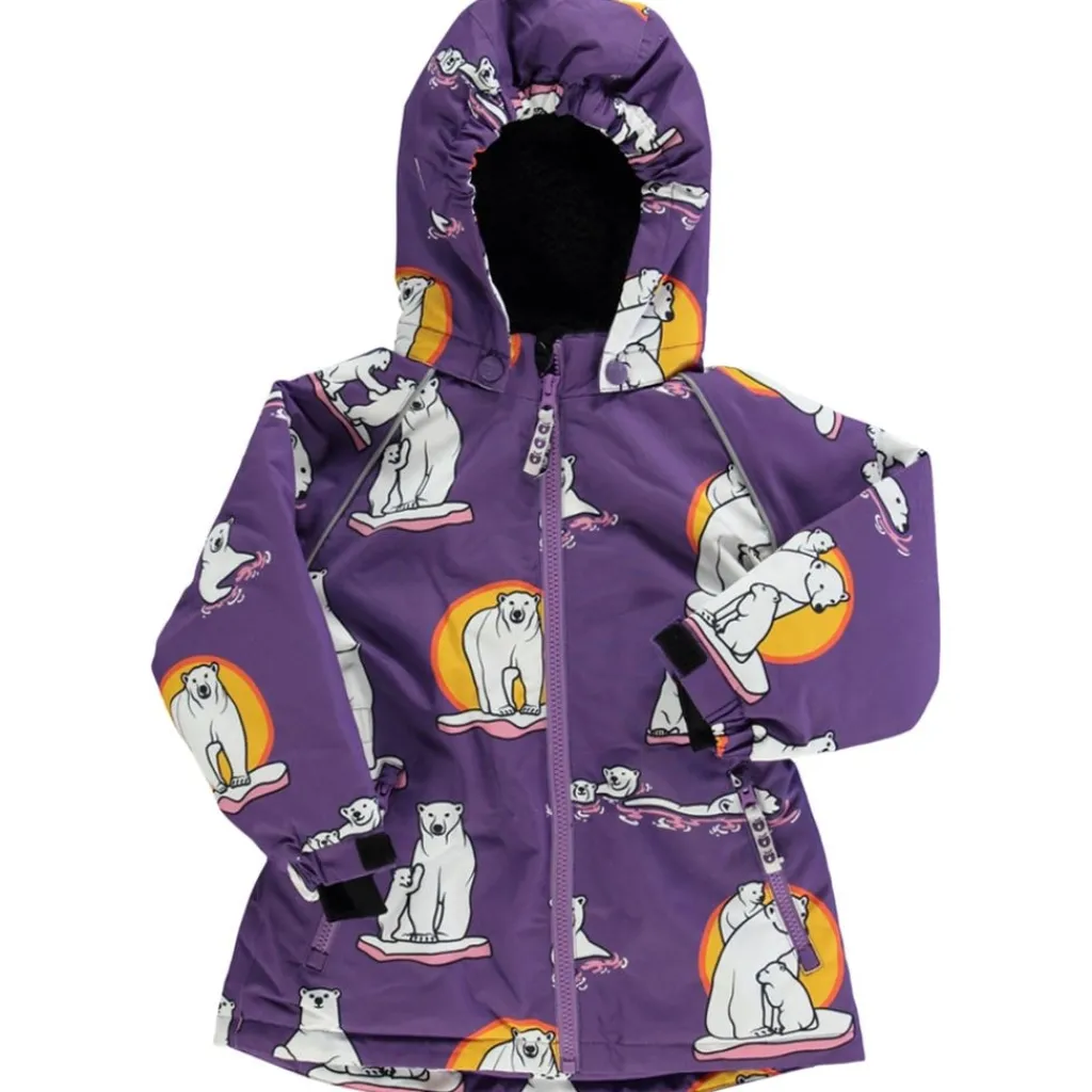 New Vinterjacka Polar Bears Purple Heart Jackor & Kappor