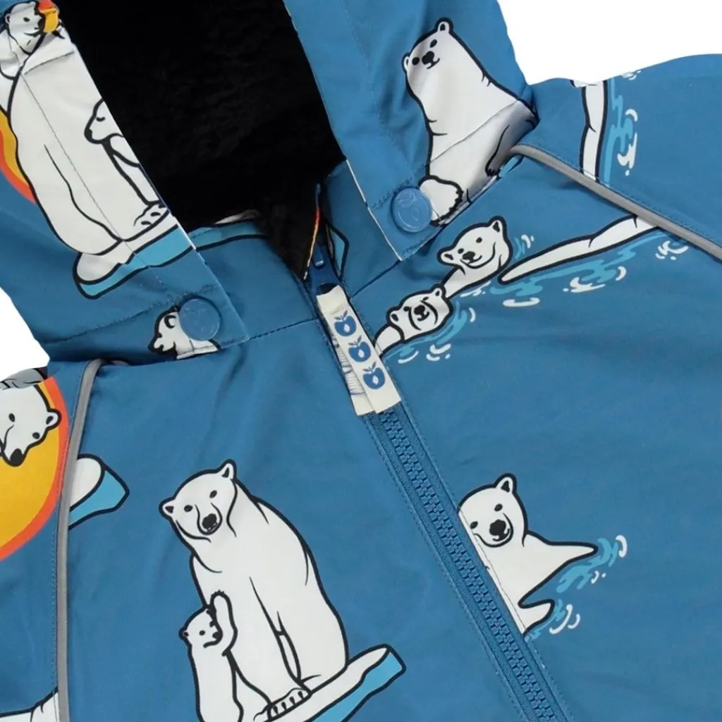 Online Vinterjacka Polar Bears Solid Blue Jackor & Kappor