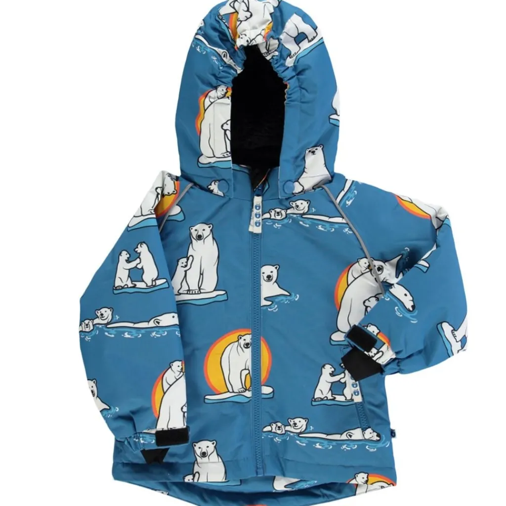 Online Vinterjacka Polar Bears Solid Blue Jackor & Kappor