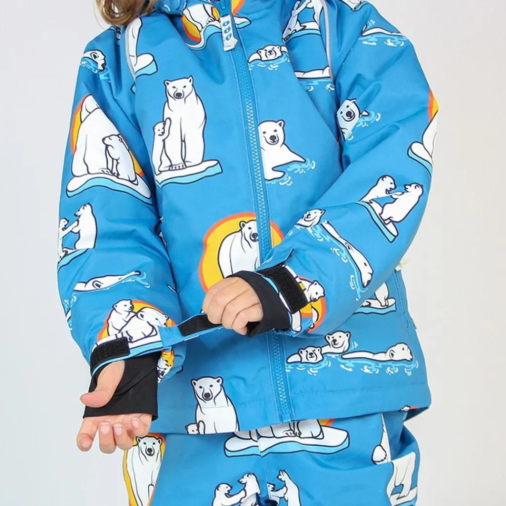 Online Vinterjacka Polar Bears Solid Blue Jackor & Kappor
