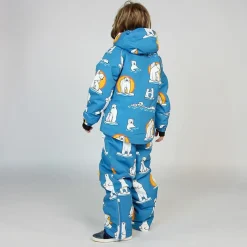 Online Vinterjacka Polar Bears Solid Blue Jackor & Kappor
