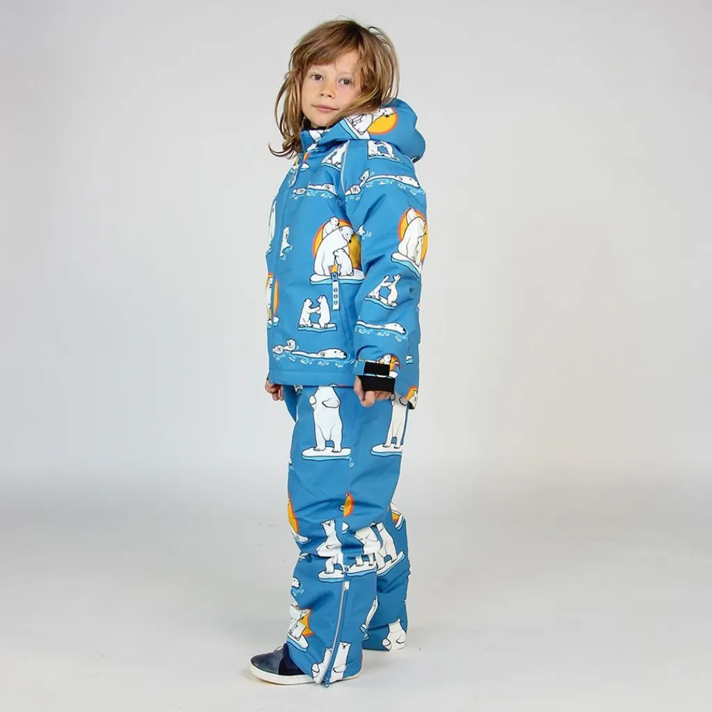 Online Vinterjacka Polar Bears Solid Blue Jackor & Kappor