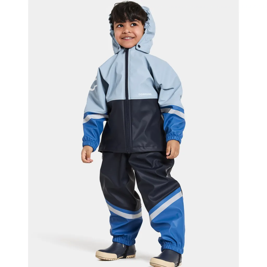 Clearance Waterman Kids 12 Regnställ Navy Regnställ