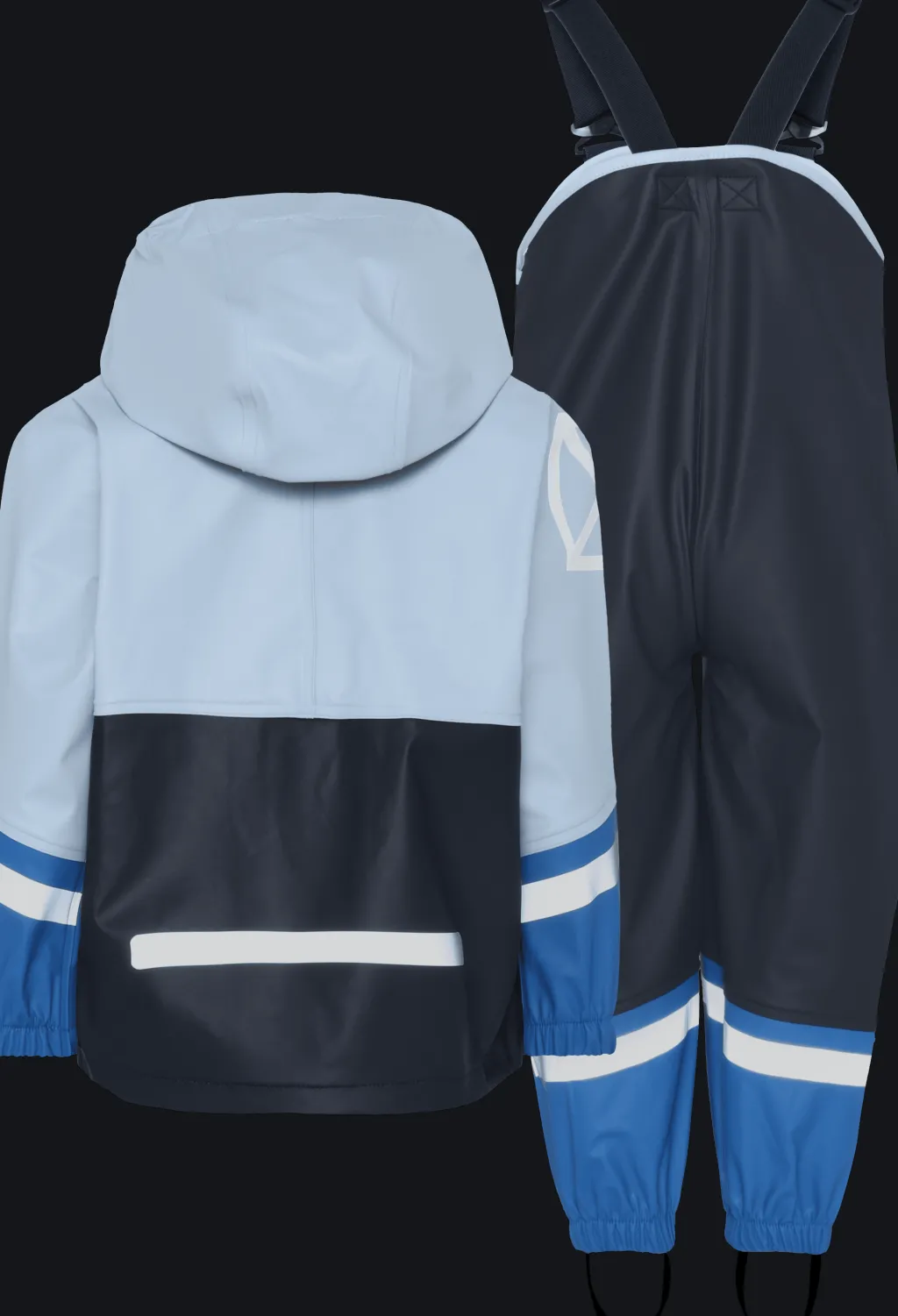 Clearance Waterman Kids 12 Regnställ Navy Regnställ