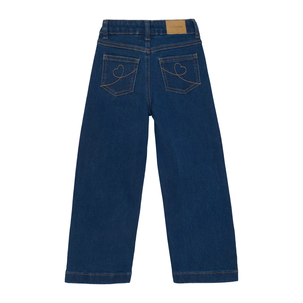 Outlet Wide Loost Fit Jeans Denim Barn Byxor & Shorts