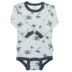 Discount Wool Baby Body Light Blue Barn Bodys & Bodysuits