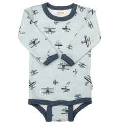 Discount Wool Baby Body Light Blue Barn Bodys & Bodysuits