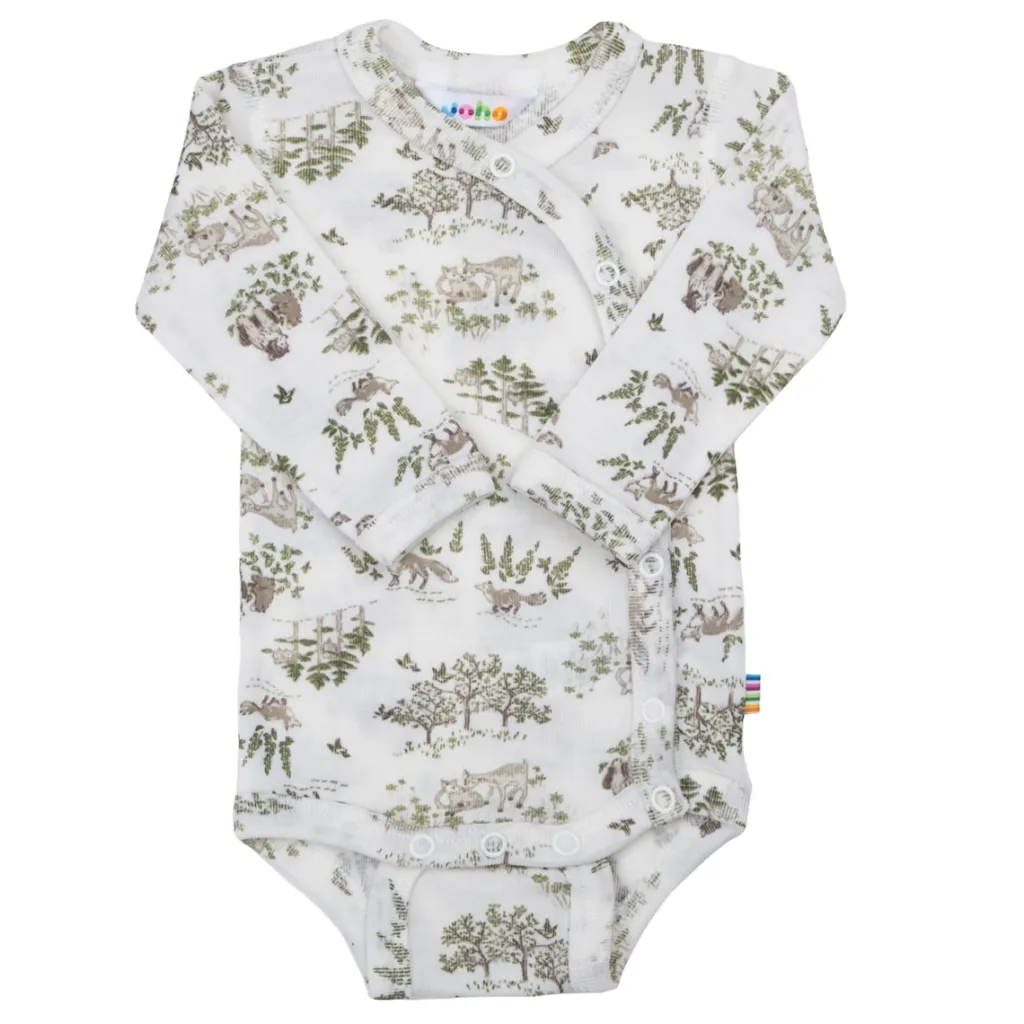 New Wool Baby Body Med Sidostängning Off White Barn Bodys & Bodysuits