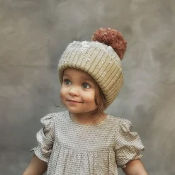 New Wool Mössa Pure Khaki Barn Accessoarer