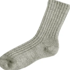 New Wool Socks Grey Melange Barn Underkläder